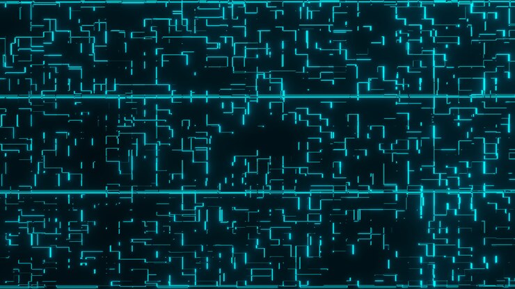 Foto fondo de tecnología futurista holograma abstracto