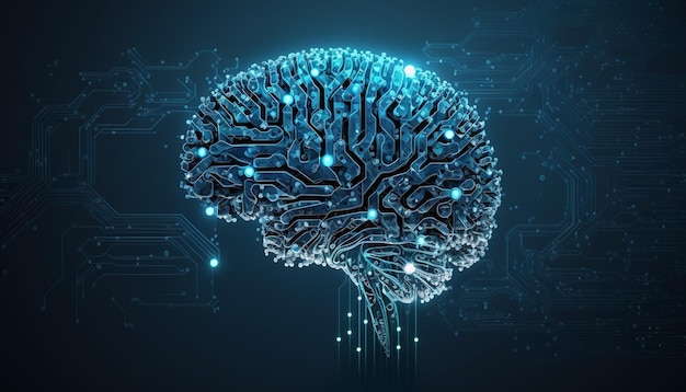 Fondo de tecnología de inteligencia artificial del cerebro