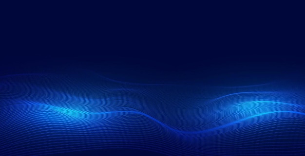 Fondo de tecnología de partículas abstractas