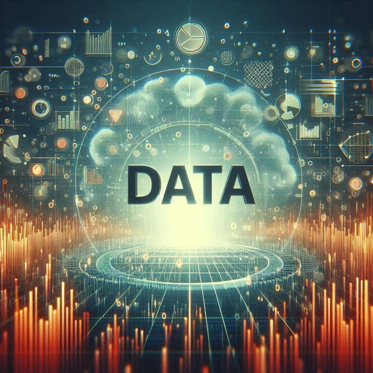 Fondo tecnológico abstracto de los datos y los datos que se encuentran en una pantalla