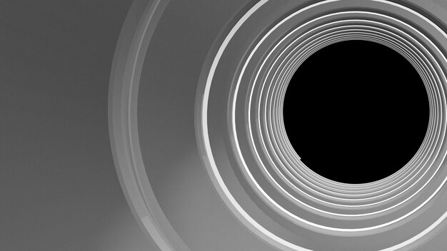 Fondo tecnológico abstracto espacio en blanco para agregar información dibujo de renderizado 3d