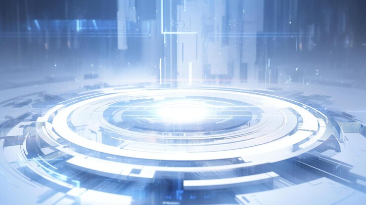 Un fondo tecnológico futurista y elegante.