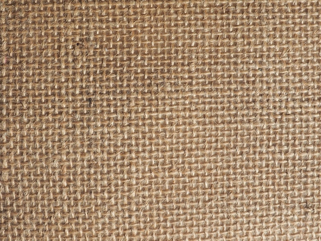 Fondo de tela de arpillera de arpillera marrón
