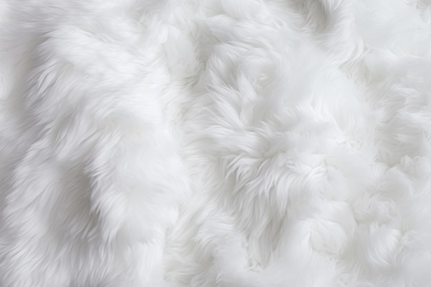 Un fondo de tela blanca acogedora con una textura de peluche