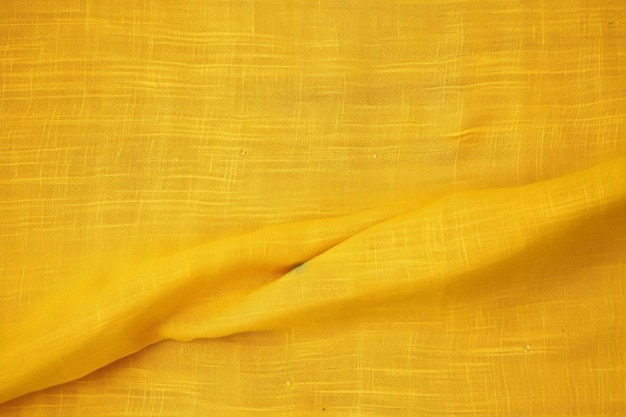 Foto fondo de tela de lino amarillo puro ocre textura de lino natural puro estandarte plano