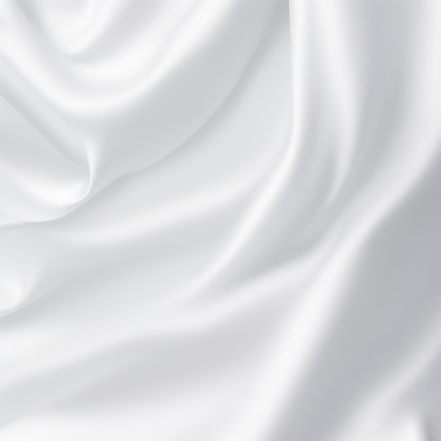 Fondo de tela de seda blanca abstracta