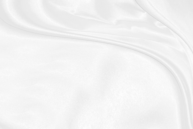 Fondo de tela con textura de seda blanca