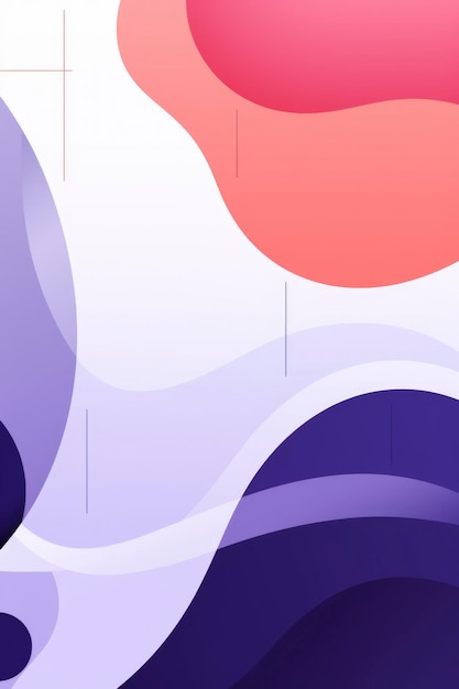 Fondo de tema de color púrpura y azul de geometría simple abstracta para la portada de la página del documento