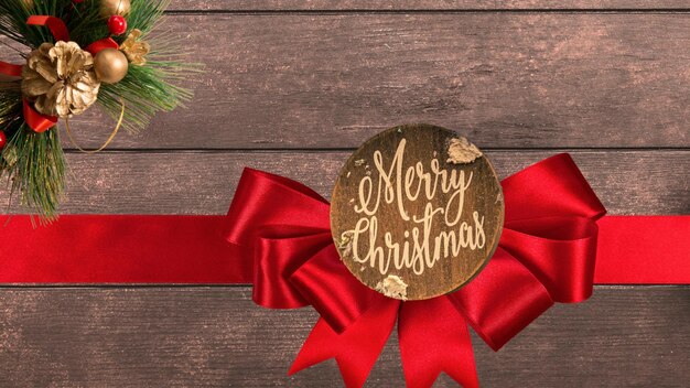 Fondo de tema de Navidad Regalo de árbol de Navidad telón de fondo festivo para el final del año