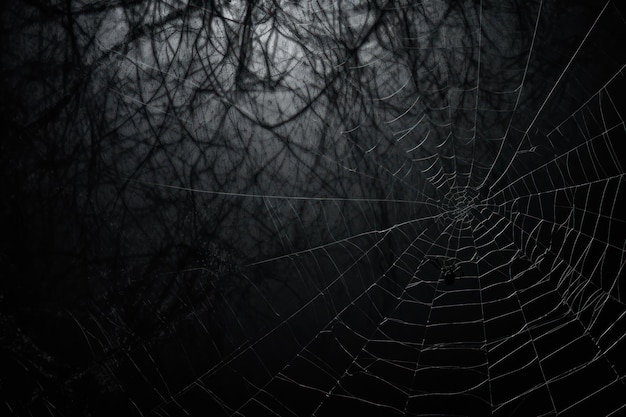 Fondo temático de Halloween delicias estacionales espeluznantes IA generativa