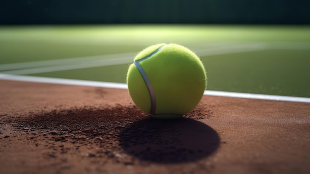 Fondo de tenis Ilustración AI GenerativexA