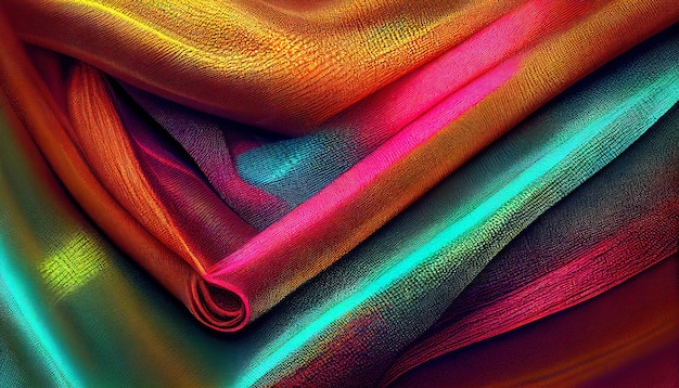 Fondo textil neón