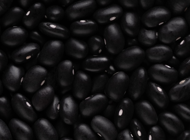 Fondo de textura abstracta de frijoles negros