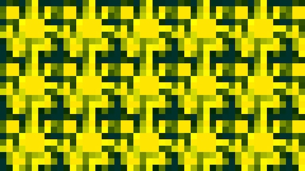 Fondo de textura abstracta de mosaico amarillo y negro, fondo de pantalla de patrón