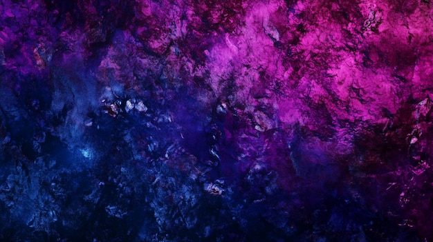 Fondo de textura abstracta púrpura y azul cósmica