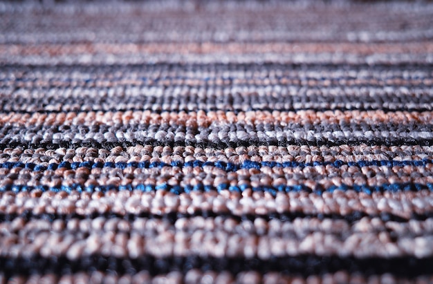 Fondo de textura de la alfombra de tela de color frío