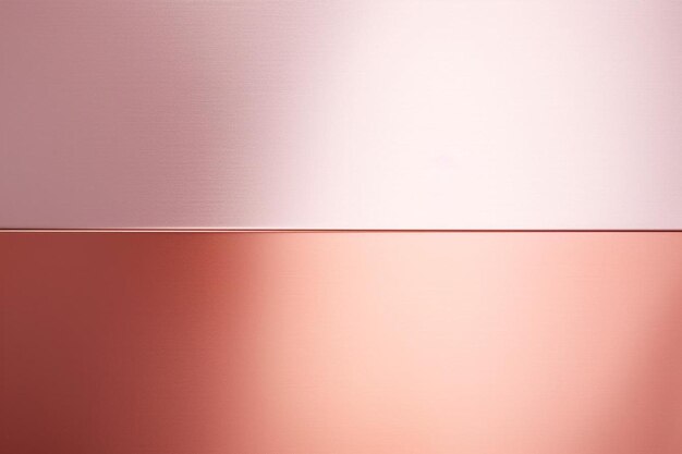 Foto fondo de textura de aluminio con oro rosa