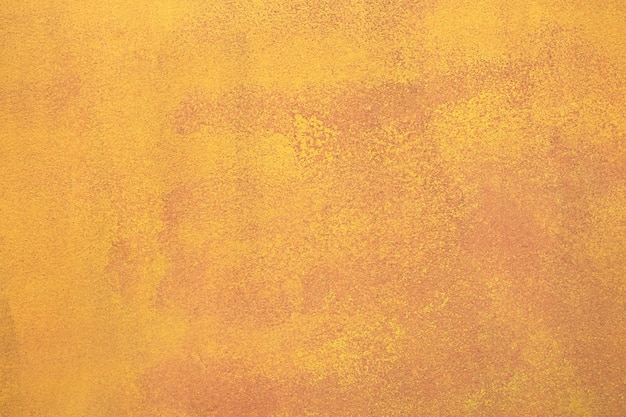 Fondo de textura antigua áspera áspera oxidada de hierro amarillo metal