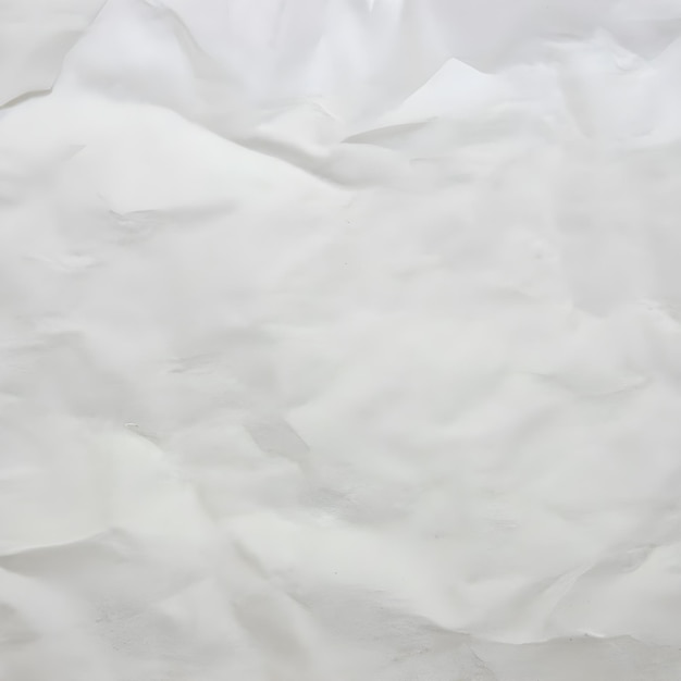 Fondo de textura arrugada de papel blanco IA generativa