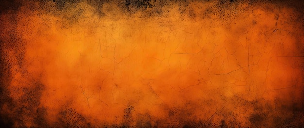 Fondo de textura áspera grungy naranja AI generativa