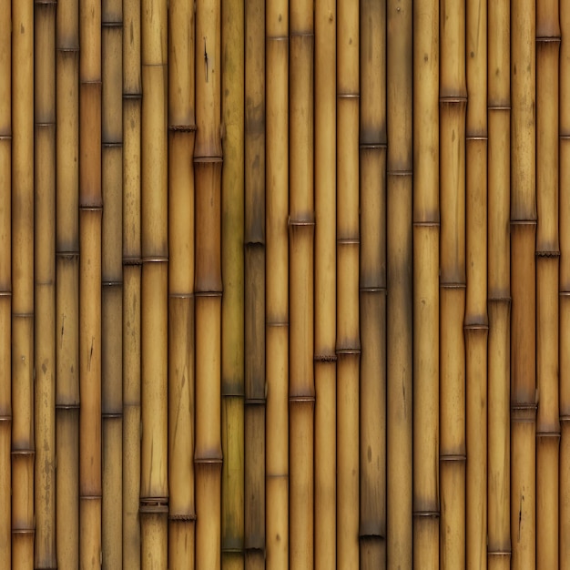 Fondo de textura de bambú sin costuras