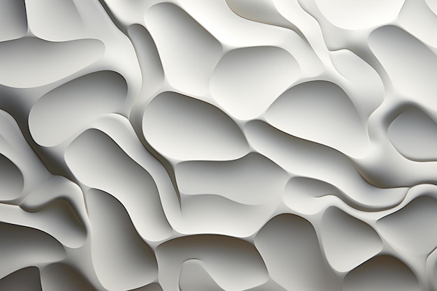 Un fondo de textura blanca con un patrón de espuma blanca.