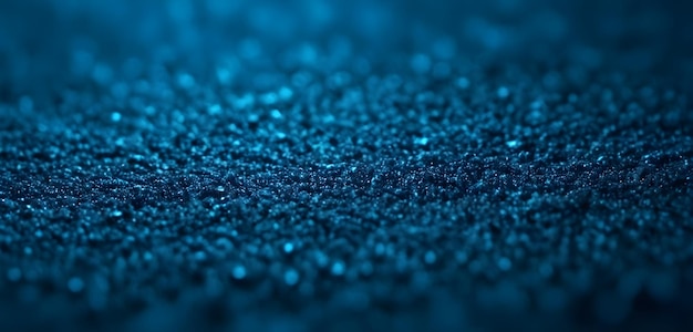 Fondo de textura de brillo azul que muestra chispas y efecto bokeh