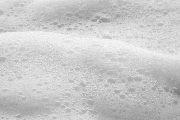 Fondo de textura de burbujas de espuma de jabón blanco abstracto