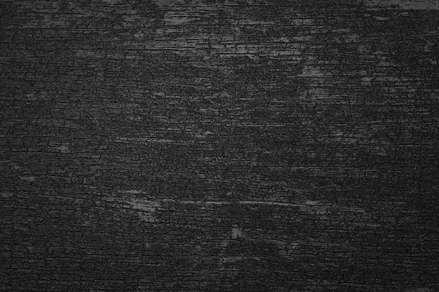 Fondo de textura de carbón de madera negro oscuro