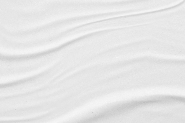 Fondo de textura de cartel de papel arrugado y arrugado blanco en blanco