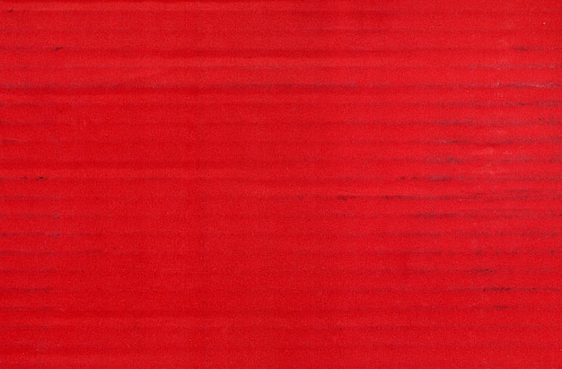 Fondo de textura de cartón corrugado rojo