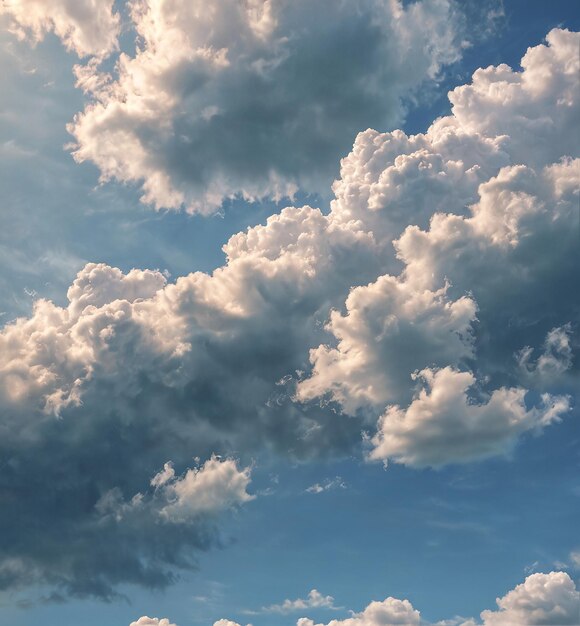 fondo de textura un cielo azul con nubes