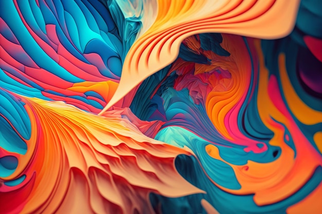 Fondo de textura colorido abstracto Ai generativo