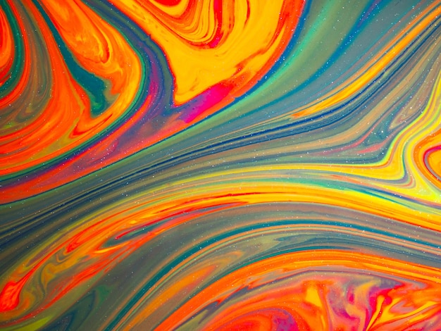 Fondo y textura coloridos abstractos Ilustración de colores líquidos