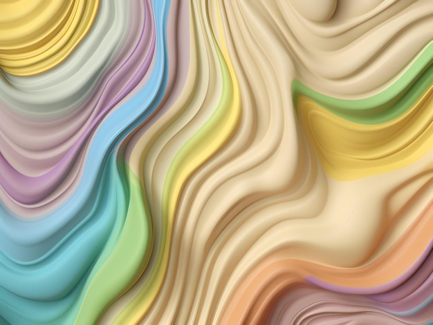 Fondo de textura de crema de terciopelo colorido Vista de cerca