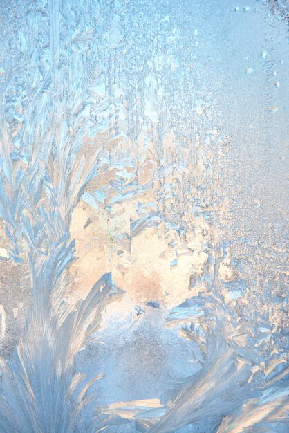 Fondo de textura de cristal de hielo azul