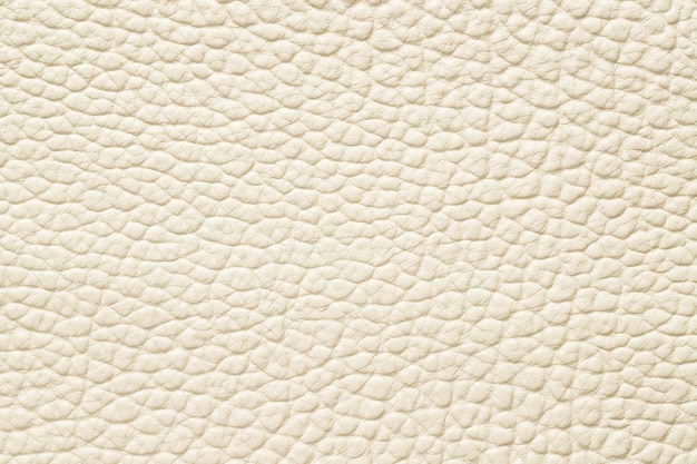 Fondo de textura de cuero beige con patrón natural