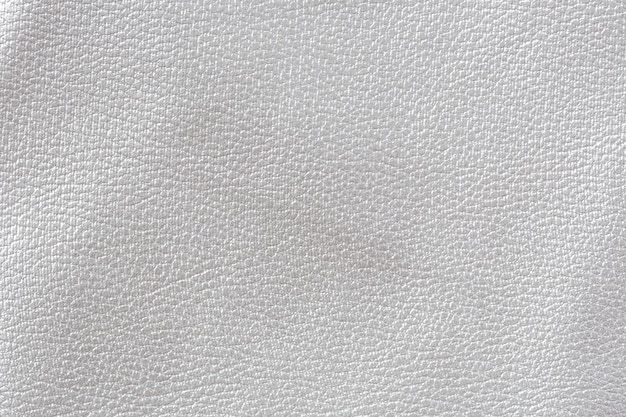 Fondo de textura de cuero blanco