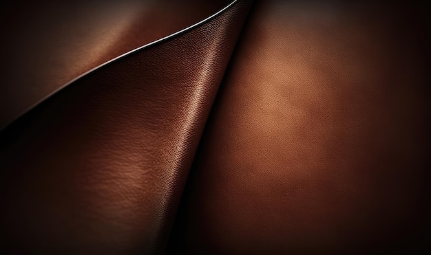 Fondo de textura de cuero marrón etéreo suave para uso profesional