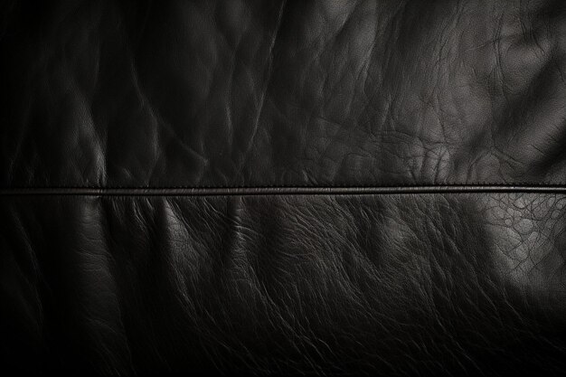 Foto fondo de textura de cuero negro