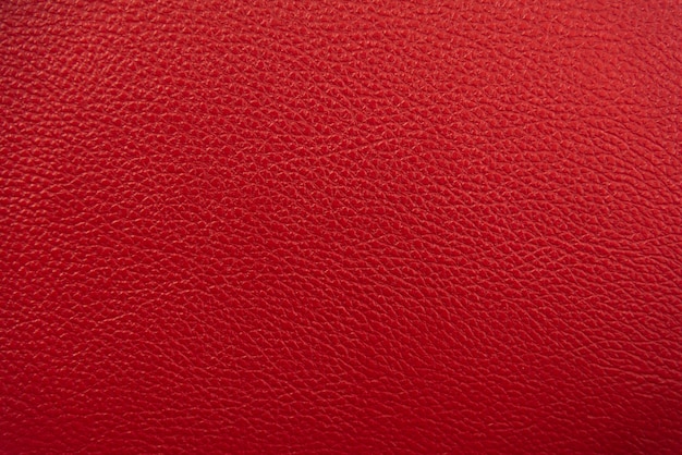 Foto fondo de textura de cuero rojo.