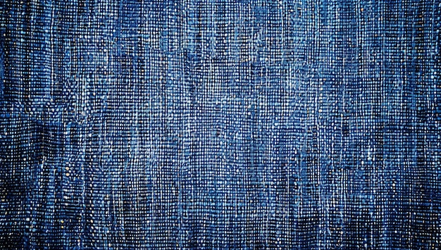 Foto fondo de textura de denim azul de cerca vista superior de cerca de una tela azul con un patrón en ella tela azul