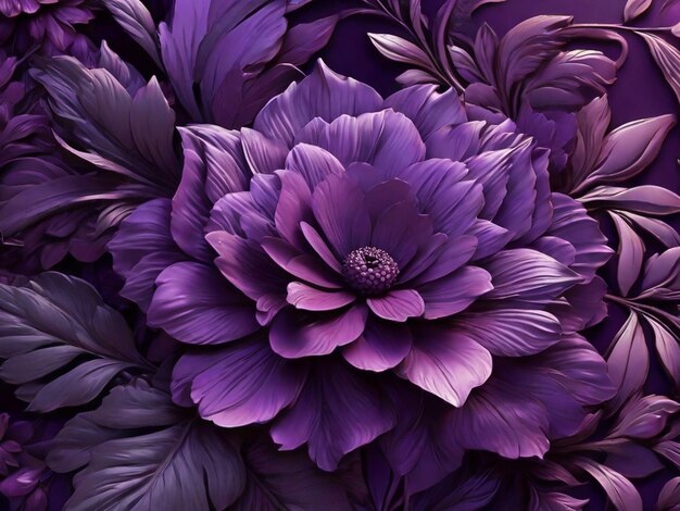 Un fondo de textura floral impresionante