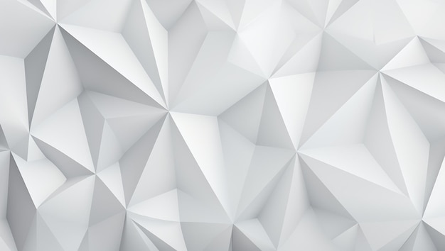 Fondo de textura geométrica polígono blanco