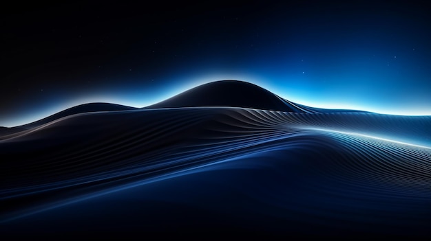 fondo de textura de gradiente de pantalla de luz de onda azul de puntos