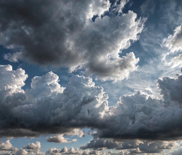 Foto fondo de textura una gran nube sobre un campo