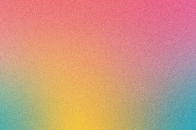 Fondo de textura granulada con gradiente de azul rojo amarillo pastel