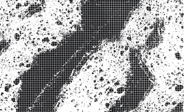 Fondo de textura de grunge blanco y negro