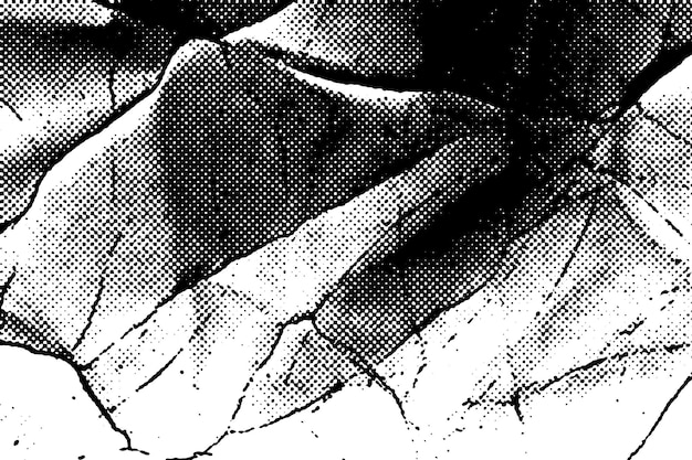 Fondo de textura grunge de medio tono negro y blanco