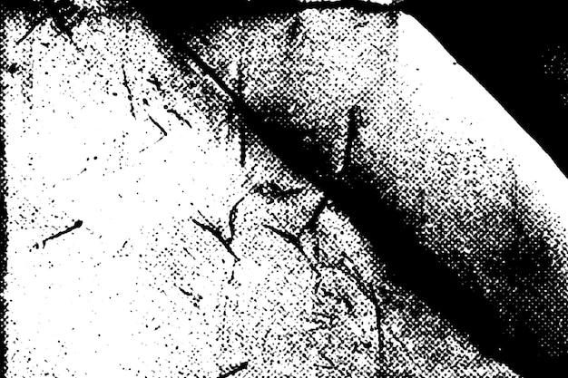 Fondo de textura grunge de medio tono negro y blanco